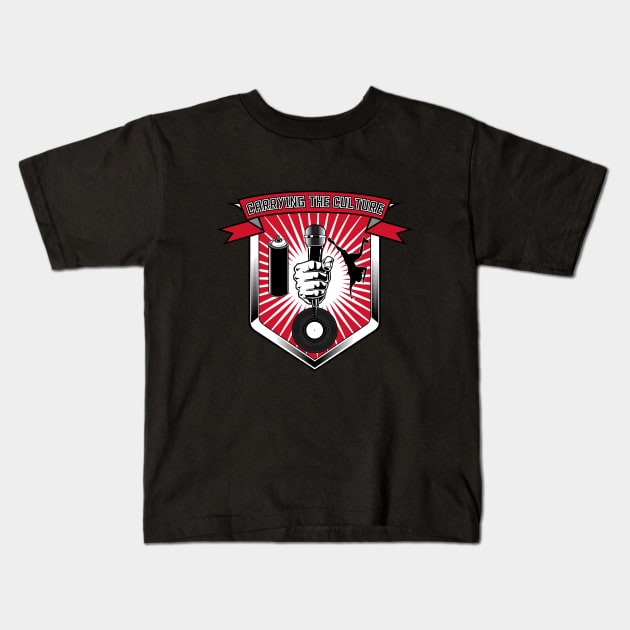 CARRYING THE CULTURE Kids T-Shirt by tkd108